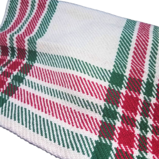 Antique Holiday Plaid Runner